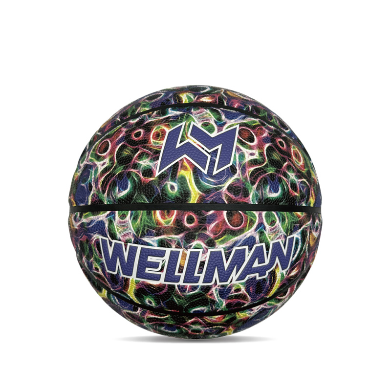 Hygroscopicity laistigh/lasmuigh PU Ball Cispheil Spóirt Clóbhuailte Colorful