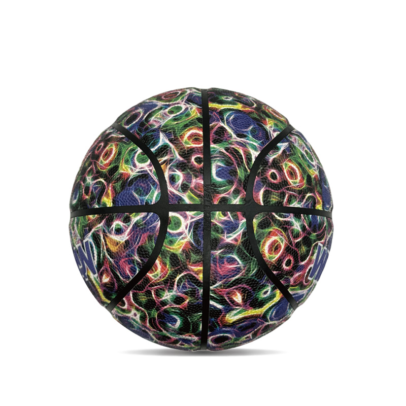 Hygroscopicity laistigh/lasmuigh PU Ball Cispheil Spóirt Clóbhuailte Colorful