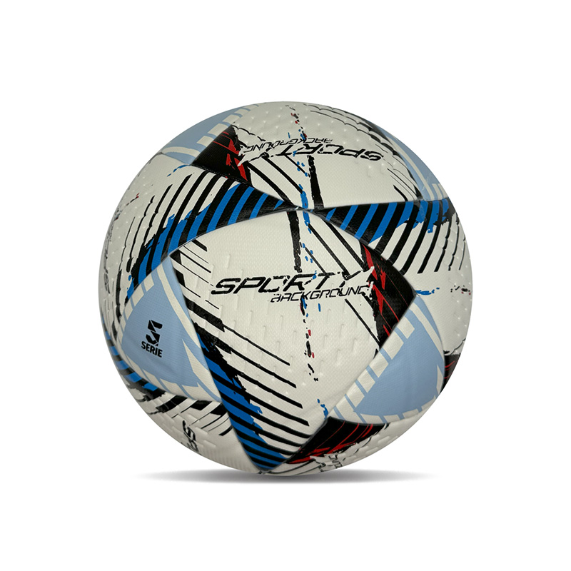 Ball Sacair Lanaminated Indentation Peile Méid Oifigiúil 5 Meaitseáil Gairmiúil Meaitseáil Ball Sacair Banna Teirmeach